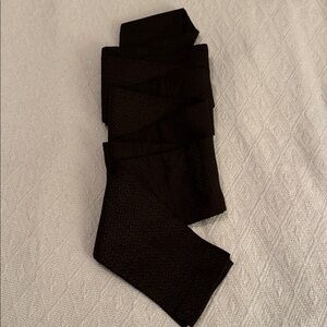 Elegant Narrow (4 1/2”) Dark Brown Angular Geometric  Hanhaba Japanese Obi